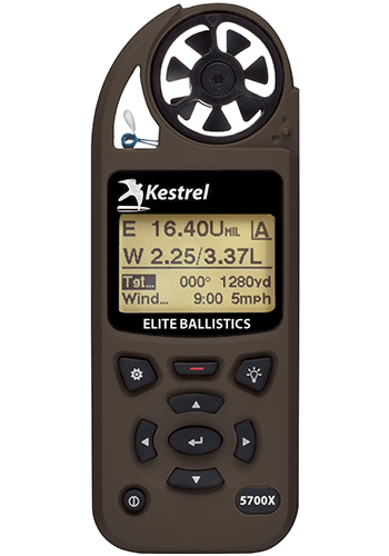 5700X Kestrel Elite Weather Meter with Applied Ballistics
