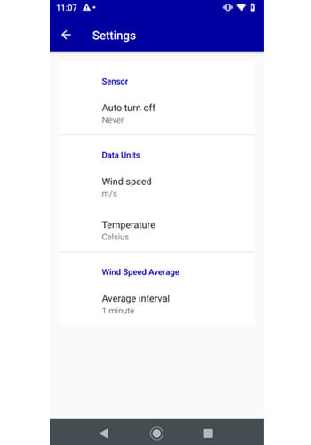 WeatherFile BLE Android App